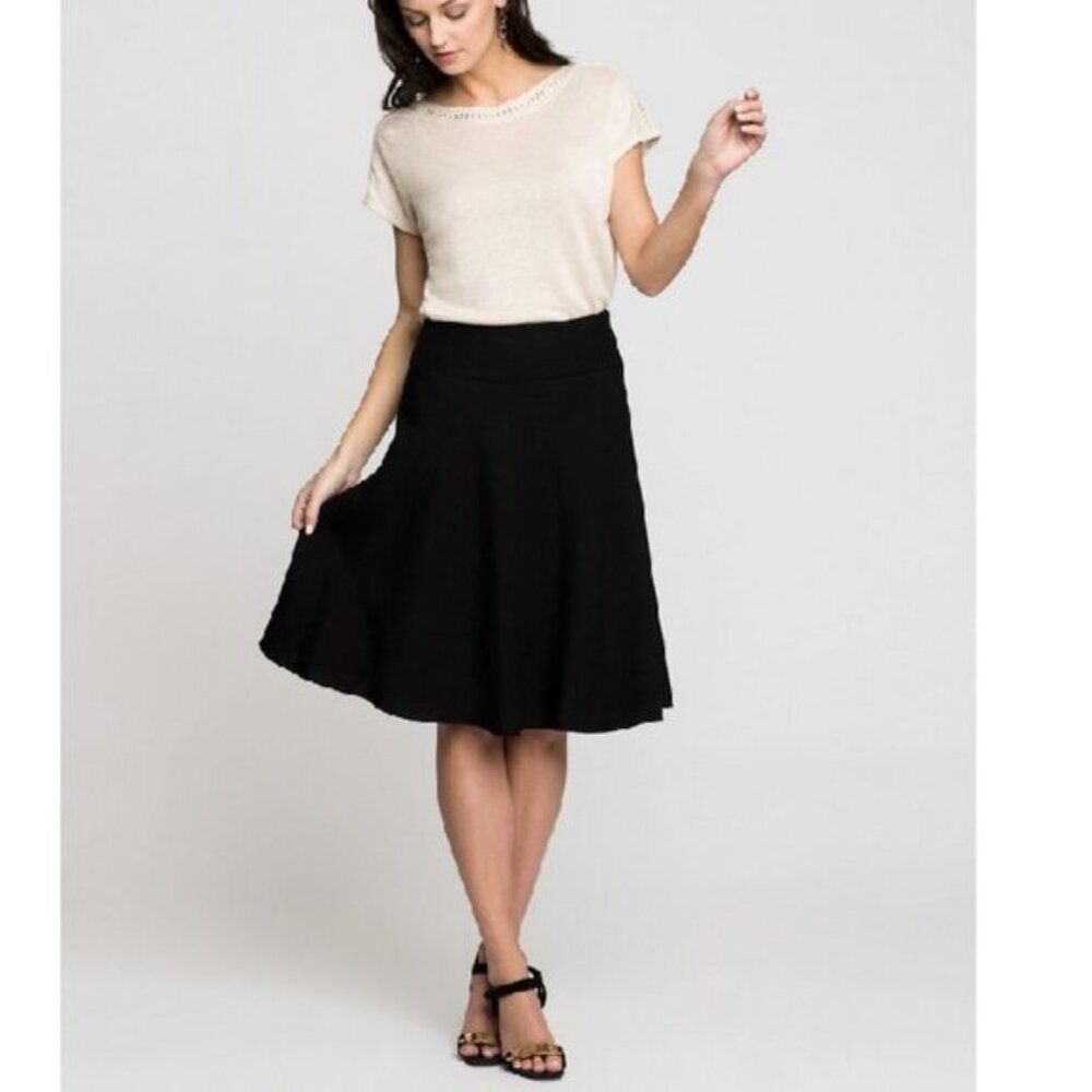 NWOT NIC+ZOE Summer Fling Linen Blend Skirt
